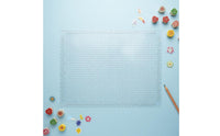 Craft Mat for Stencil Stamp Multipurpose clear Ruler Mat Inch, Metric, and Angled Markings Art Supply for Desk