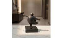 Abstract Human Figurine Modern Minimalist Sculpture Distressed Abstract Sculpture for Simplicity Enthusiasts, Art Lovers, Bookshelf, Living Room