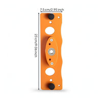 Clean-Cutting Cabinet Hinge Jig Accurate Hinge Hole Opener Compact Positioning Jig Machined for Woodworkers, Woodworking