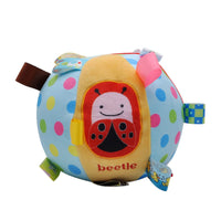 Soft Ball with Tabs Easy-to-Grab Grasping Ball Soft for Abdomen Time, Newborns