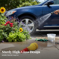 Universal Fit Garden Hose Nozzle Gentle Mist High Pressure Hose Sprayer Heavy Duty for Gardeners, Car Owners, Outdoor Cleaning, Farming