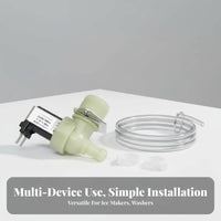 Water Inlet Solenoid Valve Pure Copper Coil Plastic Electric Water Valve
