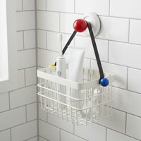 Suction Cup Wall-Mounted Storage Basket for Disposable Face Towels and Cotton Pads