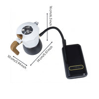 Stovetop Coffee Pot with Electric Air Pump Compact Pneumatic Hexagonal Coffee Maker for Countertop, Home