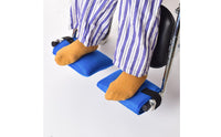 Warm and Soft Wheelchair Footplate Pad Easy to Install Wheelchair Footrest Cushion Pressure Relief for Seniors