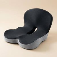 Breathable Material Single-Piece Seat and Back Cushion for Students, Drivers