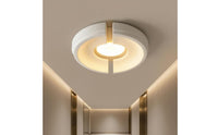 Ceiling Lamp Panel PU Round Ceiling Panel Light Fixture Trim White Chandelier Medallion Smooth Surface
