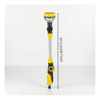 Hose Spray Nozzle with Adjustable Head Metal for Gardeners