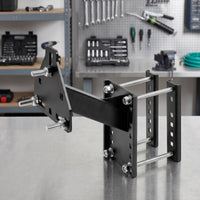 Trailer Spare Tire Carrier Powder Coated Trailer Spare Tire Mount Adjustable for Utility Trailers