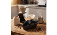 Coffee Portioning Tray with Scale Electronic Coffee Bean Weighing Tray Precision for Baristas