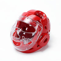 Taekwondo Helmet with Face Guard Thickened Ear Protection Full Face Fighting Arts Helmet Impact Resistant Secure Gear for Training, Competition
