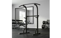 Pull-up Bar Stand Height-Adjustable Pull-up Bar with Base Freestanding Overhead Grip Exercise Station for Home Gym, Garage
