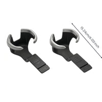 Silver-Toned Dashboard Cup Holder Insert Hard-Wearing Cup Holder with Mounting Stem Integrated Wear Resistant