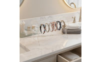 Space-Saving Acrylic Headband Rack Freestanding Hairband Display Rack Transparent Headband Holder Long-Lasting for Retail Storage, Dressing Table, Salon