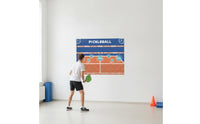Pickleball Wall Sticker Indoor Pickleball Practice Target Wall Decal Targets Large Mat Long-Lasting for Beginners, Home, Garage