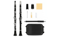 17-Key B-Flat Clarinet Nickel-Plated B-Flat Clarinet Lightweight Woodwind Instrument Easy to Use for Beginners, Students