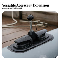 European Design Oar Hinge 360 Degree Rotating Inflatable Boat Oarlock Inflatable Boat Paddle Holder Secure Grip for Fishing