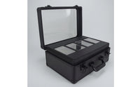 Card Carrying Case with Window Heavy-Duty Card Storage Box with Display Window Secure for Game Participants