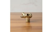 Zinc Alloy V Type Compressor Valve Threaded Compressor Check Valve Tool Part Brass for Technicians, Mechanics, Workshop, Garage