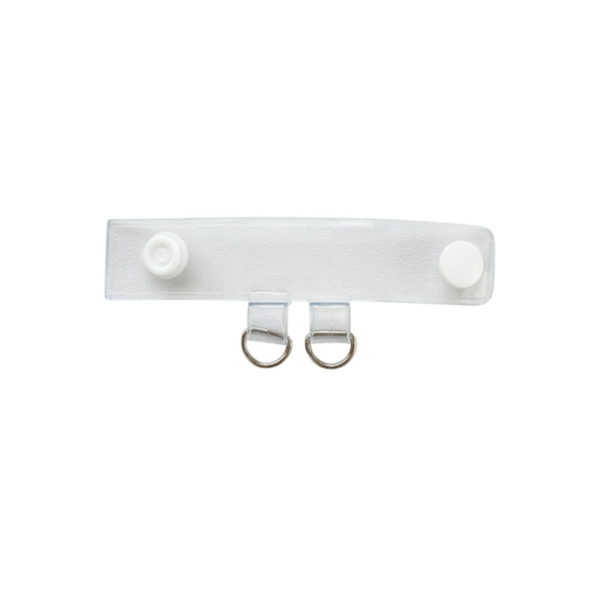 Clip Connector with Split Rings Tote Keychain Card HolderLightweight Rectangular Strap Buckle Waterproof Bag Accessory