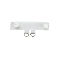 Clip Connector with Split Rings Tote Keychain Card HolderLightweight Rectangular Strap Buckle Waterproof Bag Accessory