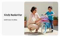 Children's Cycle Front Basket Easy to Install Kids Bike Basket Lightweight Cycle Carrier
