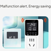 Digital Temperature Controller Socket, Smart Thermostat Plug, LCD