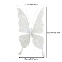 Beaded Lace Winged Creature Ornament Translucent Lace Winged Creature Ornament