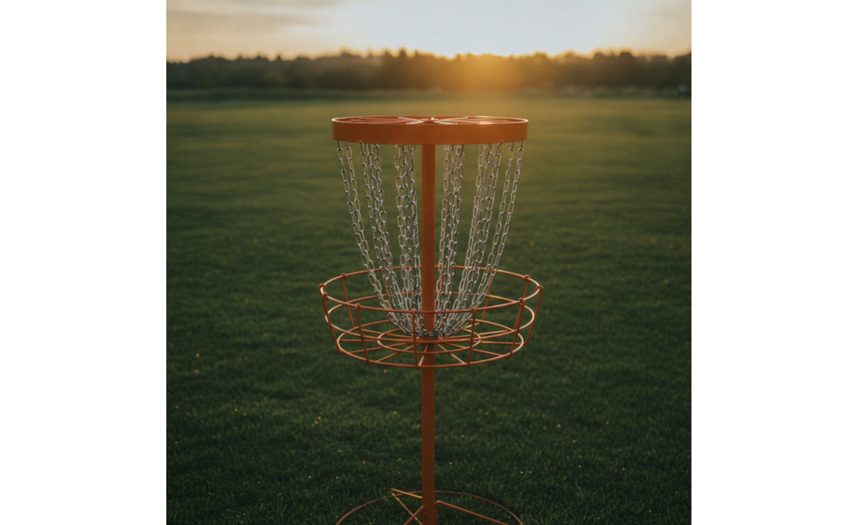 Disc Target Basket  Portable Disc Target Basket  with Chains Outdoor for Backyard, Garden