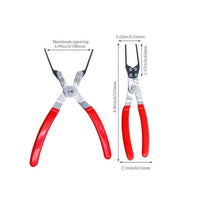 6 Pieces Tight Gaps Relay and Fuse Remover Tool Hard-to-Reach Relay Puller Pliers Anti-Slip Fuse Puller Pliers Slim for Mechanics, Car Owners, Garage, Roadside Repairs