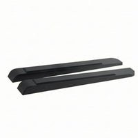 Padded Top Salon Chair Armrest Left and Right Pair Barber Chair Armrest Polished Finish Rounded Rectangular