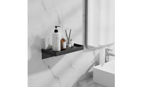 Wall-Mounted Shelf Rust Resistant Wall Mounted Shelf Low-Profile Heavy Duty for Bathroom, Kitchen
