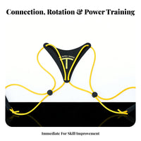Triangular Design Golf Swing Corrector Adjustable Golf Posture Corrector Flexible Posture Training Aid Strap System