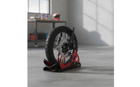 Motorcycle Wheel Stand Low Profile Motorcycle Wheel Chock Metal for Riders