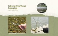 Stainless Steel Grappling Hook, Anti-Slip, Outdoor Use