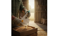 Single-Chamber Seeder Hopper with Drive Interface Transparent Sowing Box Mechanical Metering Box Compact for Agriculture