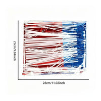 USA 250th Anniversary Red White and Blue Table Skirt Self-Adhesive Patriotic Table Skirt Cut to Size