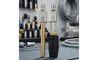 Pressure Washer Nozzle with Quick Connect double Nozzle Versatile Connector Accessory for Driveway Cleaning