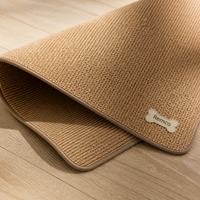 Pet Playpen Mat Anti-Scratch Sisal-like Carpet for Dogs and Cats, All Seasons