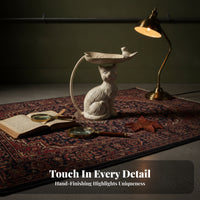 Sculpted Cat Tray Textured Cast Iron Cat Tray