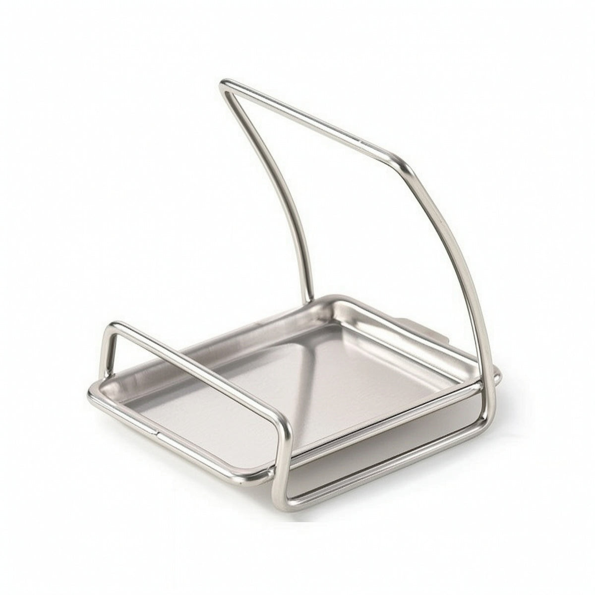Pot Lid Rack with Drips Tray Removable Pot Lid Holder with Drips Tray Rust-Resistant for Kitchen Counter, Cooktop Side
