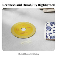 Tile Grout Removal Advanced Brazing Technology Tile Cutter Wear-Resistant Angle Cutting Disc for Tilers, Professionals, Workshops