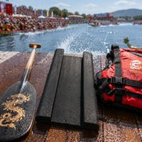 U-Shaped Channel Dragon Boat Pad Raised Side Walls Dragon Boat Seat Cushion Polished Textured Anti-Shock Cushioning Pad Waterproof