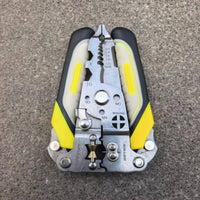 Folding Wire Stripper Pliers Multifunctional Wire Stripping Pliers Tool Insulated Ergonomic for Electricians