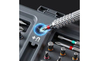 Ratcheting Screwdriver Set Interchangeable Bits Multi Bit Screwdriver Kit Shiny Finish Hardware Tool