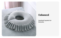 Removable and Washable Cover U-Shaped Face Pillow Comfortable & Soft U Shaped Face Cradle Cushion Easy to Clean for Estheticians, Spas, Home