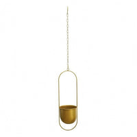 Iron Hanging Planter Detachable Hook Metal Hanging Pot Wall Mounted Iron Planter Nordic-Style Plant Holder Minimalist