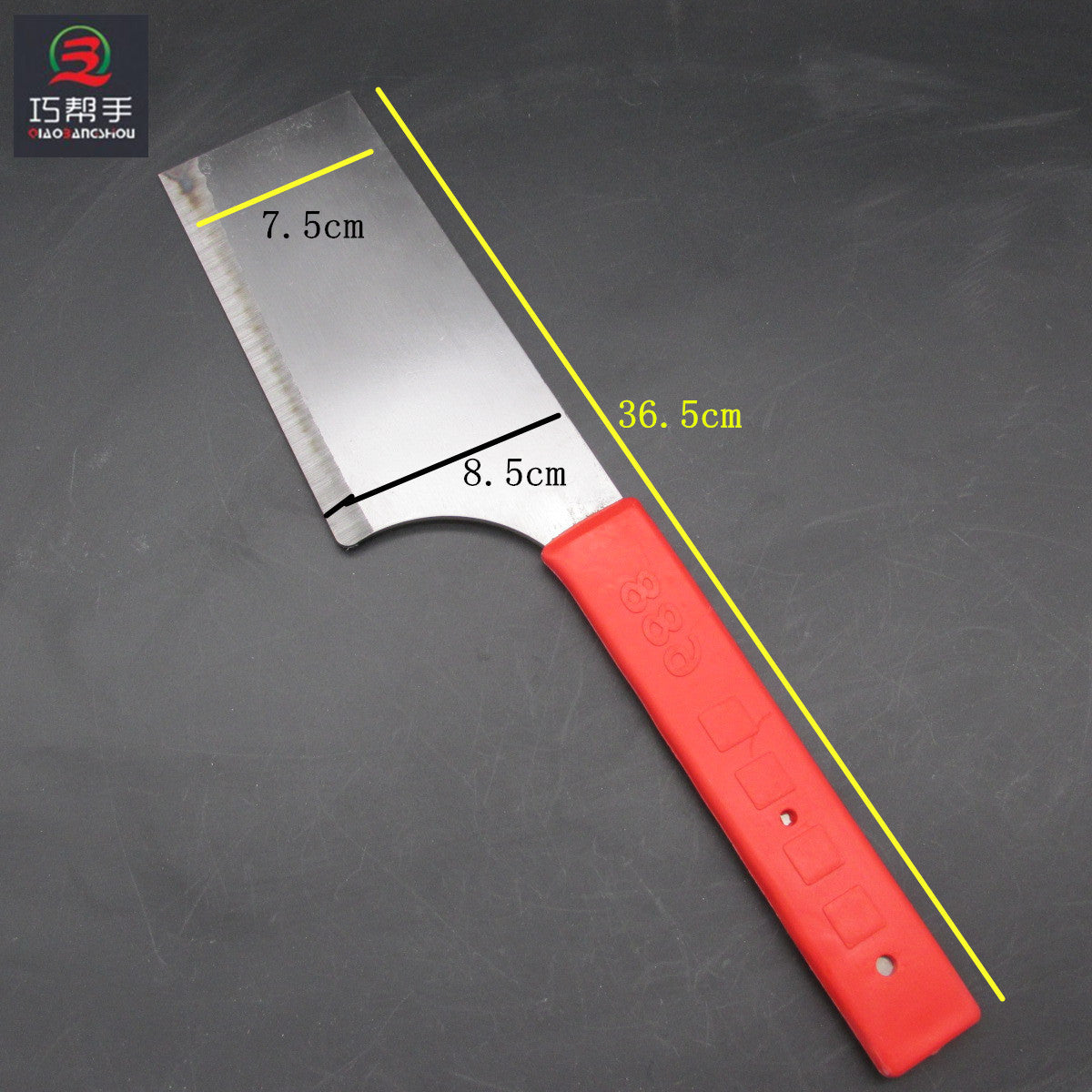 688 Red Handle Single-Sided Brick Trowel for Masonry and Construction