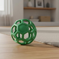 With Bell TPR Gnaw Ball Elastic Bouncy Dog Toy Ball chewResistant Interactive for Dogs, Young Dogs, Indoor, Outdoor