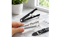Includes Multiple Tips Coil Bar Pliers Aluminum Alloy Coil Bar Plier Sandblasted Finish Watch Band Removal Tool Precision Made for Watchmakers, Jewelers, Jewelry Workshop